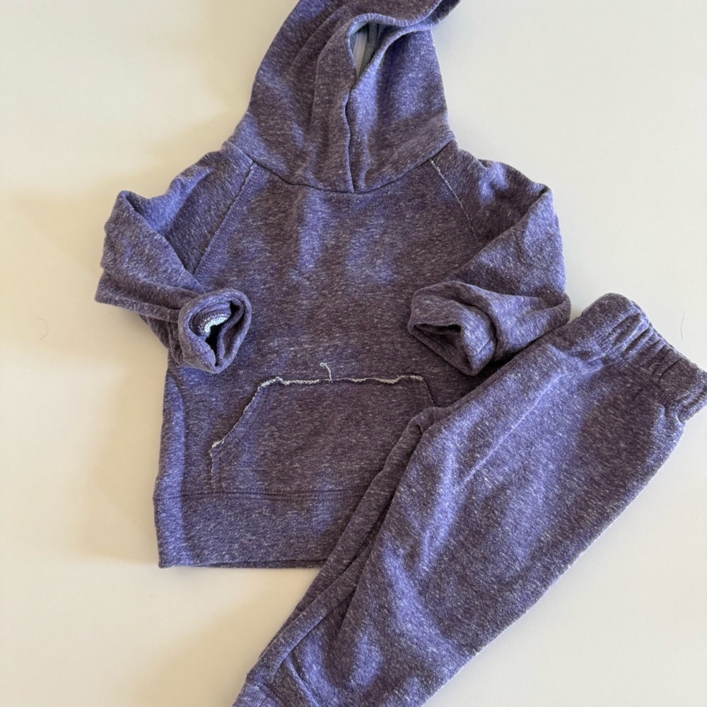 Peek baby girl sweatsuit 6-12mo